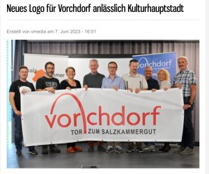 Präsentation des neuen Vorchdorf-Logos